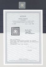 Württemberg Michel Nummer 35b, 7 Kreuzer 1868 ungebraucht * FA BPP