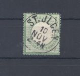 Dt. Reich Michel Nummer 23b, 1 Kreuzer Farbe b guter Stempel, FA BPP