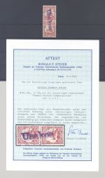 Dt. Kolonien DSWA, 10 Pfg. guter Stempel aus Usakos, Befund Steuer