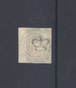 Dänemark Michel Nr. 1IIc, FIRE R.B.S. 1854 Topwert gestempelt, FA BPP