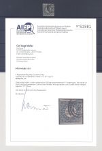 Dänemark Michel Nr. 2 I, 2 S. 1851 gestempelt Topwert, FA Moller AIEP