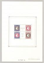 Frankreich Block 3, PEXIP 1937 **, alter Befund