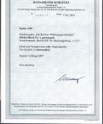 Berlin Block 1 mit SoSt Maikundgebung, einwandfrei, FA Schlegel BPP