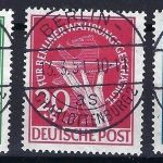 Berlin Mi 68-70 ideal gest. Berlin-Charlottenburg, Befund Schlegel BPP