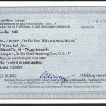 Berlin Mi 68-70 ideal gest. Berlin-Charlottenburg, Befund Schlegel BPP