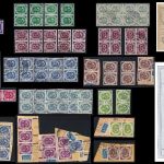 Bund Posthorn, Paare-Einheiten mit 138 Paar als MiF Paketkarte FA BPP