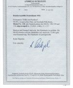 Bund Posthorn, Paare-Einheiten mit 138 Paar als MiF Paketkarte FA BPP