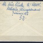 Bund Posthorn R-Brief-Eilboten-Eigenhändig portogerecht Fernbrief