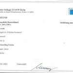 Bund Mi 260 (2) Paar, MeF portogerecht, ME 900€, KB Schlegel BPP