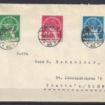 Berlin Mi 68-70 auf Schweiz Auslandsbrief sauber gest., gepr. Schlegel BPP