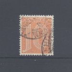 Dt. Reich Dienst Michel Nummer 65, 10 Pfg 1921-22 gestempelt, FA BPP