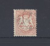 Bayern Michel Nummer 27xb, 18 Kreuzer 1870 gestempelt, geprüft BPP