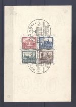 Dt. Reich, Block 1, IPOSTA Block gestempelt mit SST