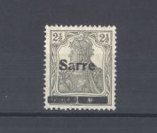 Saargebiet Sarre Ausgaben Michel Nr. 2 a II A + S ungebraucht * FA BPP