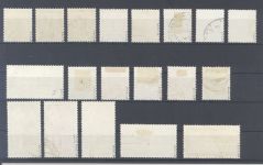 Franz. Zone Baden Michel Nummer 38-57 aus 1949 gestempelt, gp. BPP