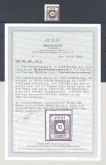 SBZ Michel Nummer 45 L, 10 Pfg. Seiffen ungebraucht (*), FA BPP