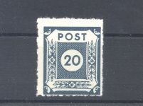 SBZ Michel Nummer 48a L, 20 Pfg. Seiffen ungebraucht (*), FA BPP