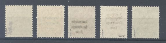 SBZ, ** Posten Werte mit Doppeldruck aus Mi.Nr. 182-97, geprüft BPP