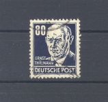 DDR Mi.Nr. 339 xb, 80 Pfg. 1953 Lacküberzug gestempelt, FA Mayer VP
