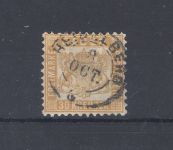 Baden Michel Nummer 22b, 30 Kreuzer 1862 gestempelt, geprüft