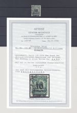 Dt. Reich Michel Nummer 336 A Wb, 10 Mrd. 1923 gestempelt, FA BPP