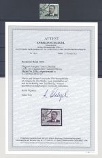 Dt. Reich Michel Nr. 538y, 2 Mark Flugpost 1934 gestempelt, FA BPP