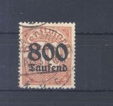 Dt. Reich Dienst Michel Nummer 95 Y, 800 Tsd. gestempelt, geprüft