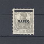 Saargebiet Michel Nummer 1 ID K, 2 Pfg. kopfstehender Druck *, FA BPP