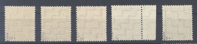 SBZ, ** Posten aus Michel 126-37, Freimarken 1945, geprüft BPP