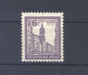SBZ Michel Nummer 153 Xb, 6 Pfg. Freimarke 1946 **, geprüft BPP