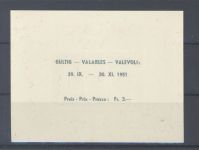 Schweiz Block 14, LUNABA 1951 **