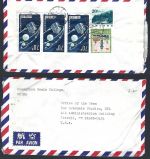 China 1898-1986, kleine Partie Belege / Postkarten, mit Drachenausgabe