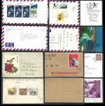 China 1898-1986, kleine Partie Belege / Postkarten, mit Drachenausgabe