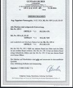 Oberschlesien Oppelner Notausgaben, Mi 4° einwandfrei, FA-Kopie Gruber