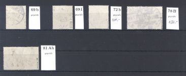 Dt. Reich, gestempelter Posten aus Mi. Nr. 68-81, Germania 1902, gp. BPP