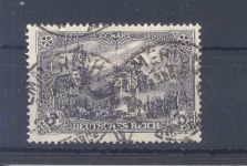 Dt. Reich Mi.Nr. 96 A II, 3 Mark Freimarke 1915 gestempelt, geprüft BPP