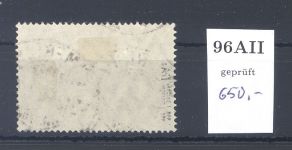 Dt. Reich Mi.Nr. 96 A II, 3 Mark Freimarke 1915 gestempelt, geprüft BPP