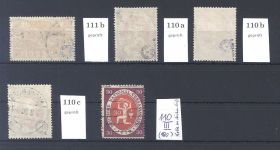 Dt. Reich, gestempelter Posten aus Michel Nummer 110-11, geprüft