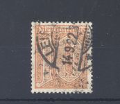 Dt. Reich Dienst Michel Nummer 65, 10 Pfg 1921-22 gestempelt, FA BPP