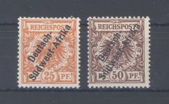 Dt. Kolonien DSWA Michel Nummer I-II, Freimarken 1898 ungebraucht *