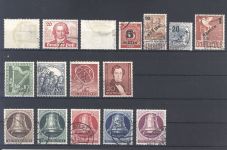 Berlin, gestempelter Posten aus 1949-50 auf Steckkarte