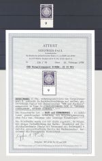 DDR Dienst Mi.Nr. 21 xII - XII, 15 Pfg. Freimarke 1954-56 **, Befund BPP