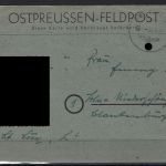 Ostpreußen Feldpost eines Leutnants, P2e (graublau), 6.4.45, ME 1200€ (02