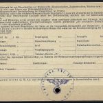 Sonderausweis Volkssturm Kampfgruppe Oberdonau Linz Urfahr 18.4.1945 (05