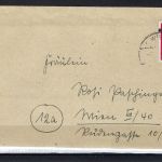 SS-Feldpost aus Wien-Schönbrunn, Wehrkreisverwaltung XVII 3.4.45 (21
