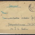 FP Weissenfels 1945 an Marineschulrektor Wilhelm Geip. FP M34964 (30