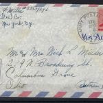 USA 17.5.1945, LuPo Feldpost 15. Armee Bad Kreuznach n. Columbus Iron (43