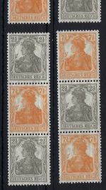 DR Germania ZD´s S 11a - S14 a ** kpl. Garnitur, je gep. Infla Berlin