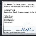 DR Germania ZD S 7 aa ° einwandfrei, KB Dr. Oechsner BPP, ungefaltet