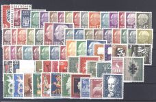 Saarland, umfangreicher ** Posten aus 1951-57 auf 3 Steckkarten